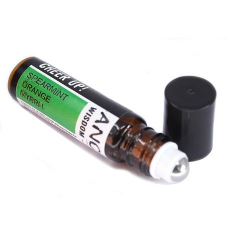 Mezclas de Aceites Esenciales Roll-On - Cheer Up! - Felicidad - Hierbabuena, Naranja y Mirra  - 2