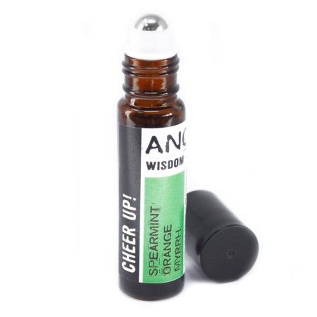 Mezclas de Aceites Esenciales Roll-On - Cheer Up! - Felicidad - Hierbabuena, Naranja y Mirra  - 3