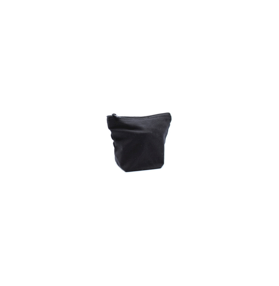 Neceser de algodón negro 10 oz - Mini bolso-حقيبة إبرة قطنية-HOSTENATURA