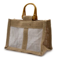 Sac cadeau 100% naturel - 2 fenêtres