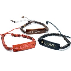 Braccialetti con slogan Coco - Amore