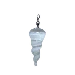 Selenite Spiral Pendant