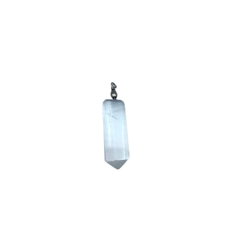 Oblix Selenite Pendant-SELENITE PENDANTS-HOSTENATURA