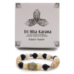 Bracelet jonc Tri Hita Karana - Équilibre