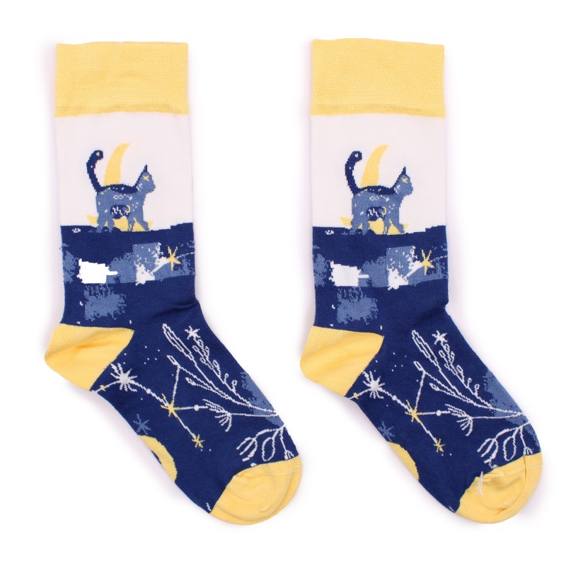 Chaussettes en bambou Hop Hare (S/M) -Minuit-CHAUSSETTES BAMBOU HOP LIEVRE-HOSTENATURA