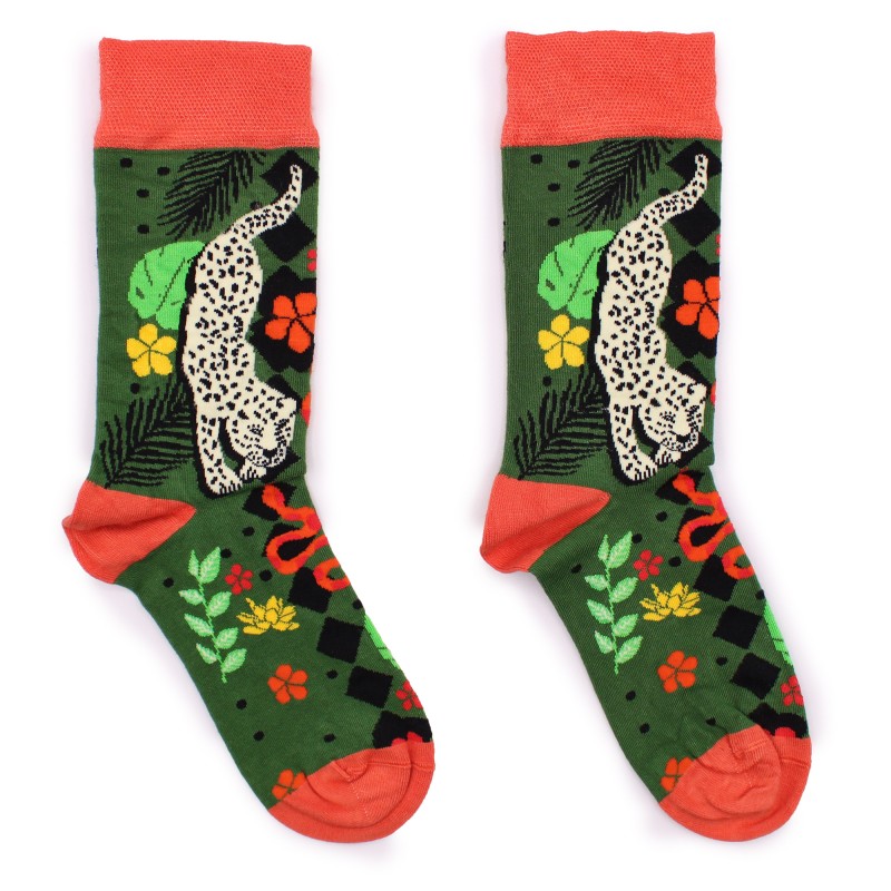 Chaussettes Hop Hare en Bambou (S/M) - Bali Jungle-CHAUSSETTES BAMBOU HOP LIEVRE-HOSTENATURA