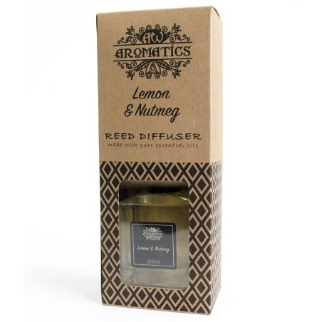 Ambientador Mikado Difusor de Varillas con Aceites Esenciales - Limón y nuez moscada 200 ml  - 3