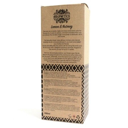 Ambientador Mikado Difusor de Varillas con Aceites Esenciales - Limón y nuez moscada 200 ml  - 4