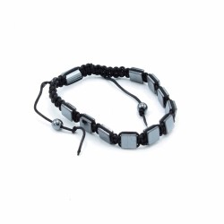 Pulsera Magnética Shamballa de Hematita - Cubos planos - 2