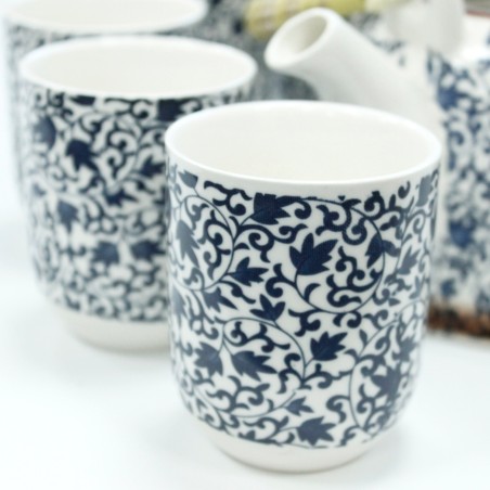 Set de tetera - Modelo azul - 19x20x14cm - Cerámica  - 2