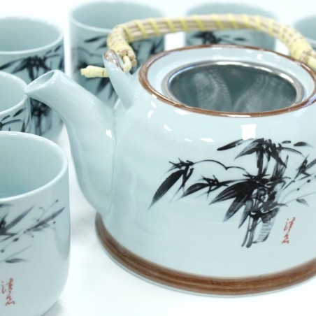 Set de tetera - Piedra azul oriental - 19x20x14cm - Cerámica  - 2