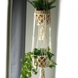 Macetero de Macrame - Doble - 4