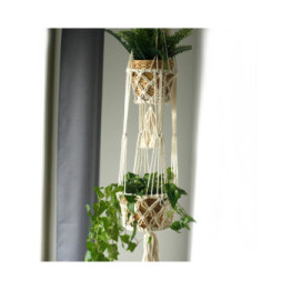 Macetero de Macrame - Doble - 4