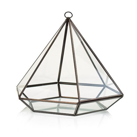 Terrario de Vidrio - Gran Diamante  - 1