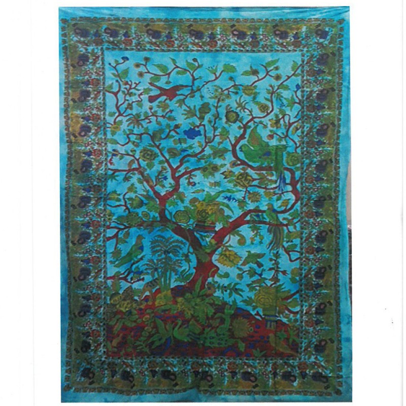 Cotton Wall Art - Tree of Life - Classic-ESOTERIC COTTON TAPESTRIES-HOSTENATURA