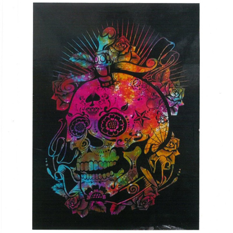 Cotton Wall Art - Dead Skull Day-ESOTERIC COTTON TAPESTRIES-HOSTENATURA