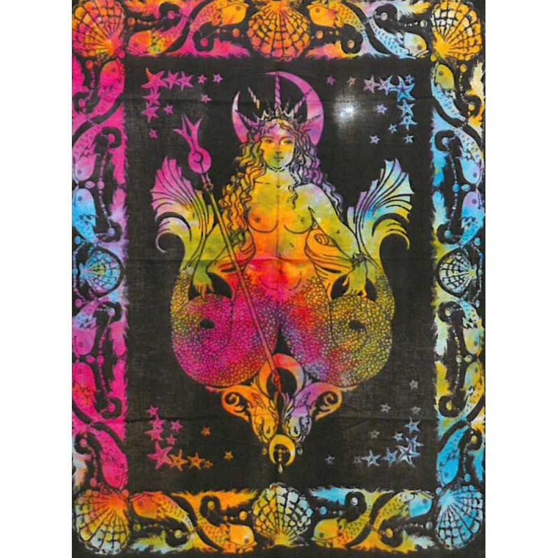 Wall Art - Mermaid-ESOTERIC COTTON TAPESTRIES-HOSTENATURA