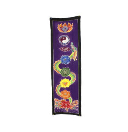 Banner vertical Chakra - Dragón 175x53cm