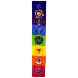 Baner pionowy Chakra - Tęcza 183x35cm