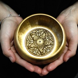 Tibetan Bowl Set - Five Buddha 10cm (min 400gm)