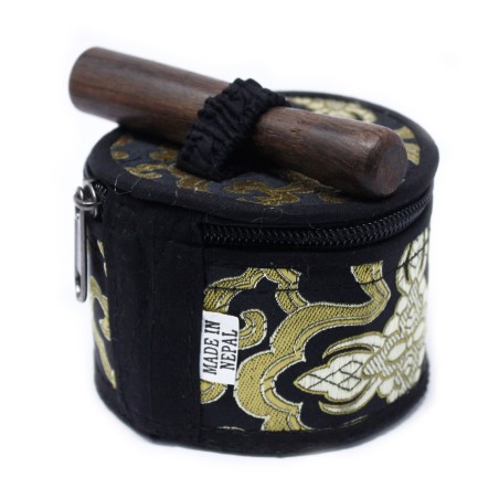 Mini Cuenco Tibetano Set de Regalo - Negro - 6x8cm