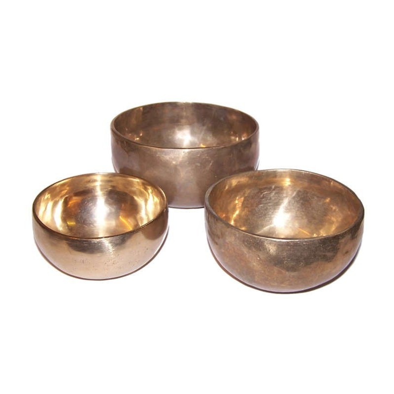 Set of 3 Tibetan Bowls-TIBETAN ARTICLES-HOSTENATURA