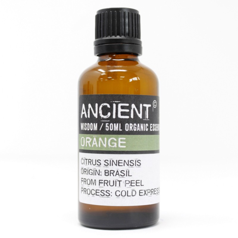 Orange Organic Essential Oil 50ml-ORGANIC ESSENTIAL OILS 50ML-HOSTENATURA