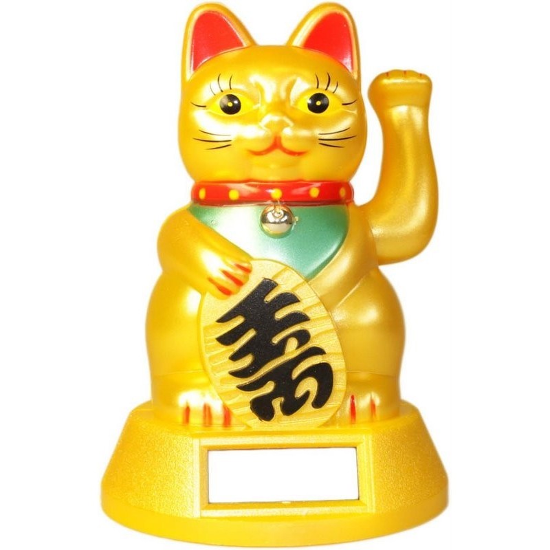 Money Cat - Solar Energy-LUCKY CATS-HOSTENATURA