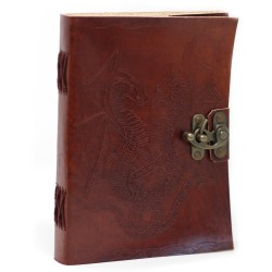 Carnet din piele Dragon (6x8")