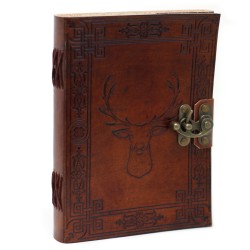 Deer Leather Notebook 6x8")