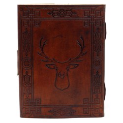 Deer Leather Notebook 6x8")