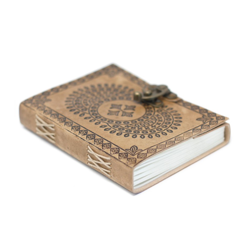 Carnet en cuir (7x5")-CARNETS ET AGENDA EN CUIR-HOSTENATURA