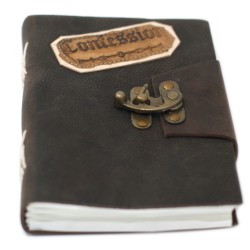 Confessions Leather Notebook (7x5")