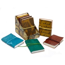 Mini Leather Notebook (assorted) (4x3")