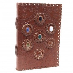 Carnet din piele Sackra Stone (6x9")