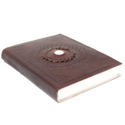 Caderno de couro Moonstone (7x5")