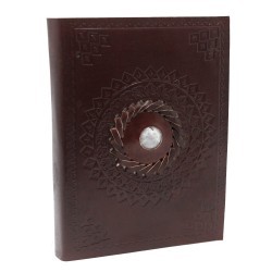 Caderno de couro Moonstone (7x5")