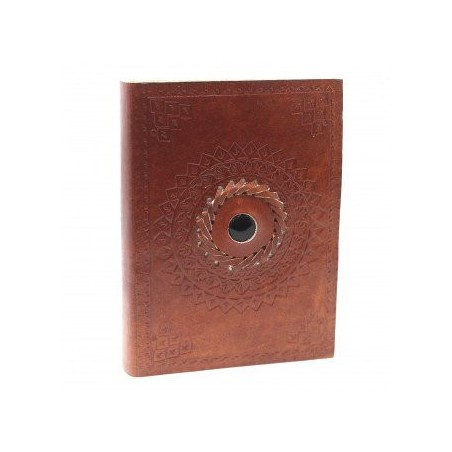 Quadern de cuir Onix Negre (7x5")
