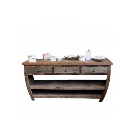 Tavolo centrale in legno riciclato - 180x60x80cm
