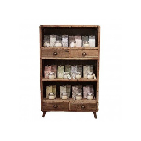 Shelf display - Recycled wood - 100x40x160cm