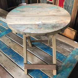 Table basse pliante ronde - 50x50cm