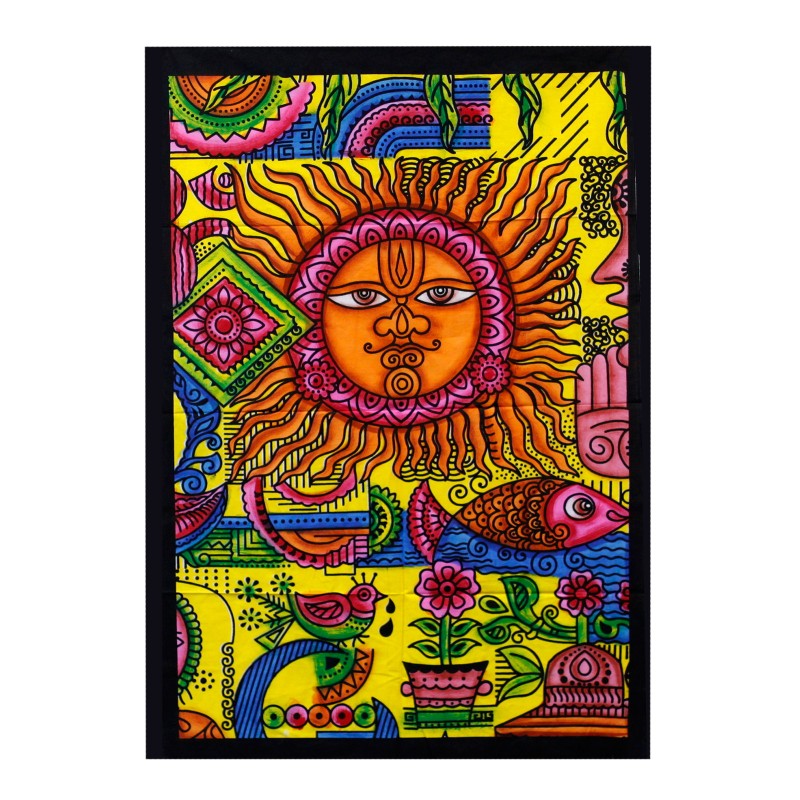 Arte de parede de algodón - Sun-TAPIZ DE ALGODÓN-HOSTENATURA