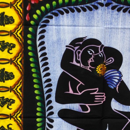 Arte de Pared de Algodón - Kamasutra - 78x112cm