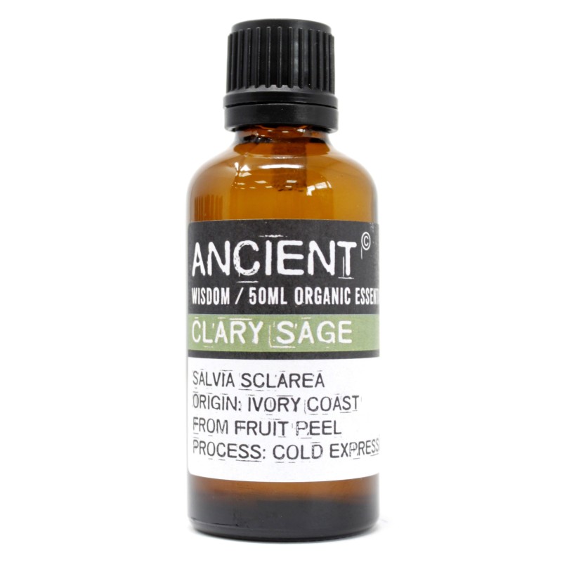 Sage Organic Essential Oil 50ml-ORGANIC ESSENTIAL OILS 50ML-HOSTENATURA