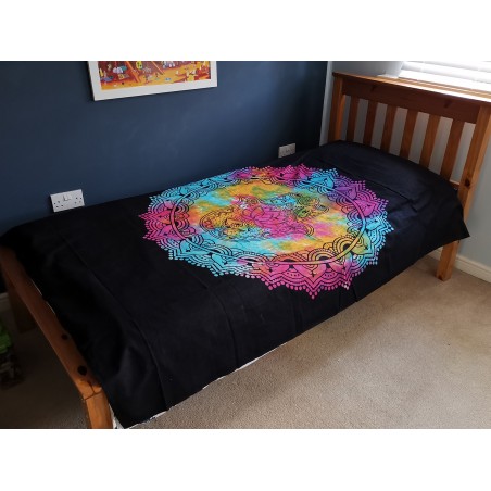 Couette simple en coton - Hamsa Noir