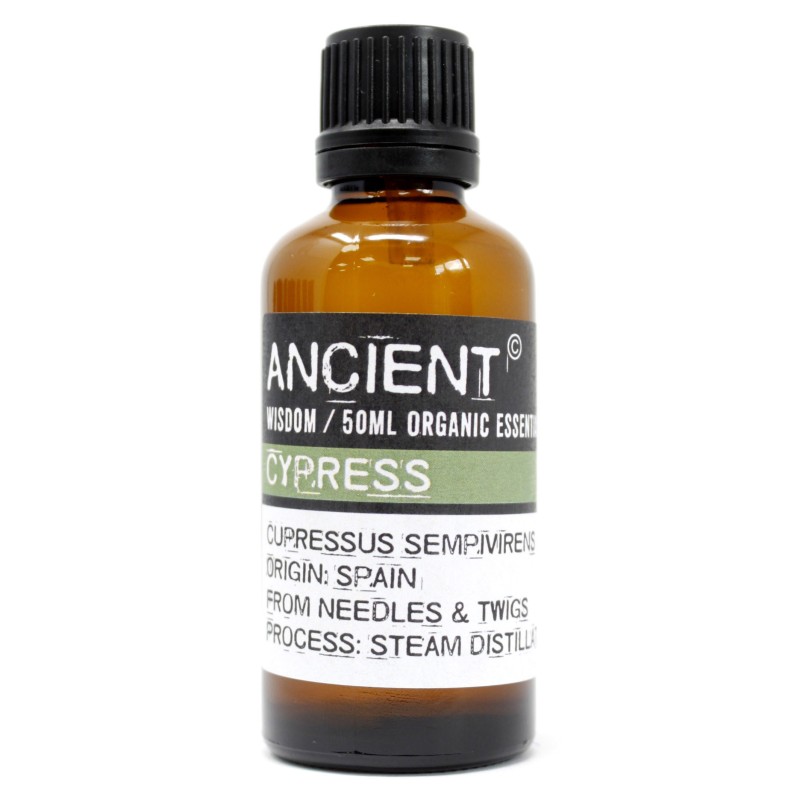 Cypress Organic Essential Oil 50ml-ORGANIC ESSENTIAL OILS 50ML-HOSTENATURA