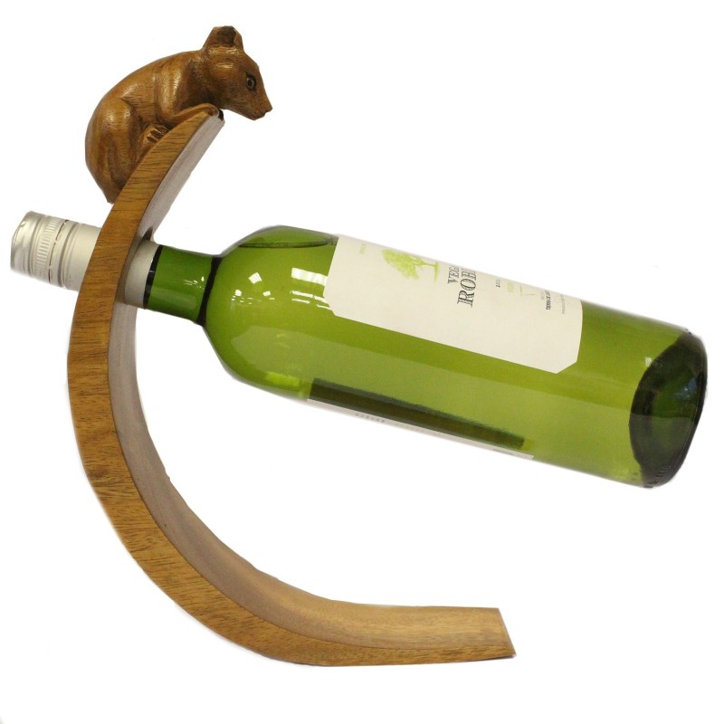 Wine Bottle Holder - Mouse-WINE HOLDERS-HOSTENATURA