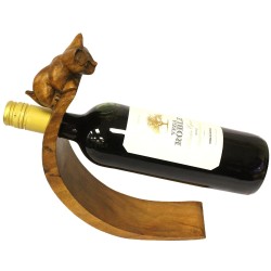 Suporte para Garrafa de Vinho - Gato