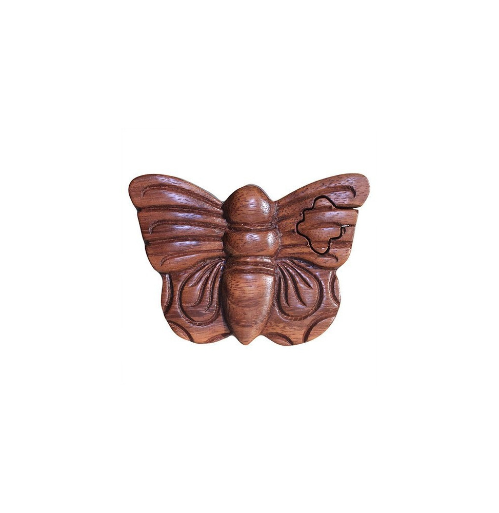 Caja mágica de Bali - Mariposa