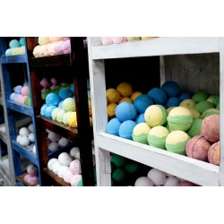 Bath Bomb Display met 5 Planken - Wit